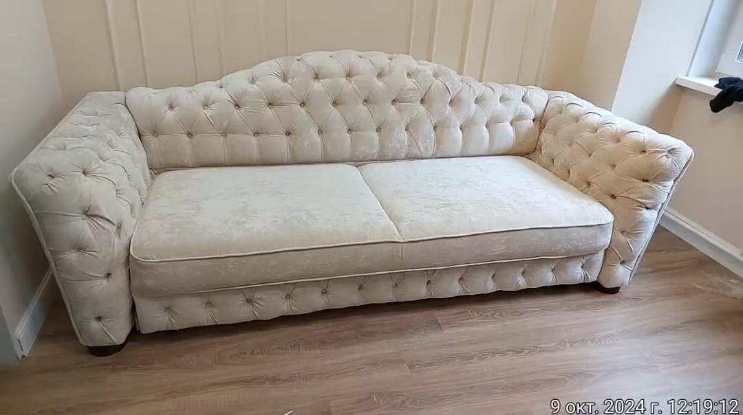 Замена обивки дивана на дому. Камышин